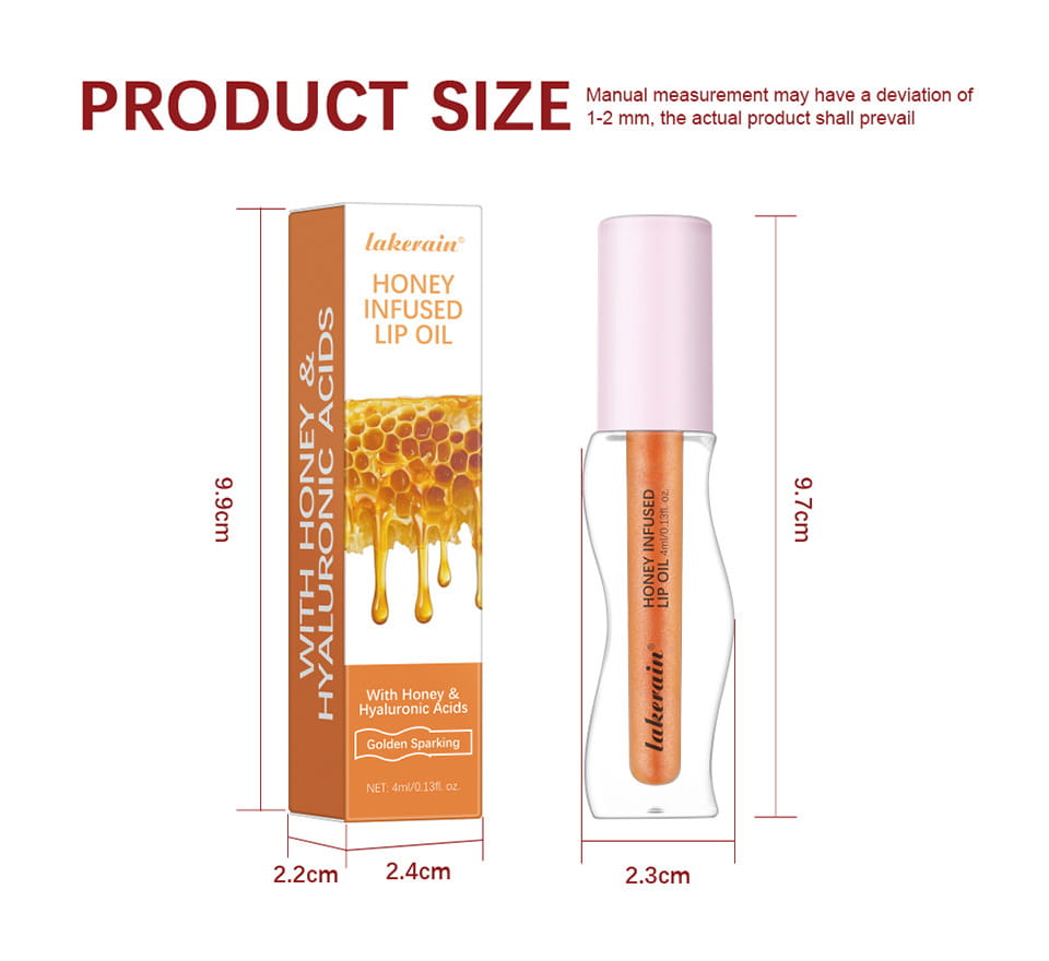 Glittering Moisturizing Fruit Flavor Lip Lacquer for All Skin Types