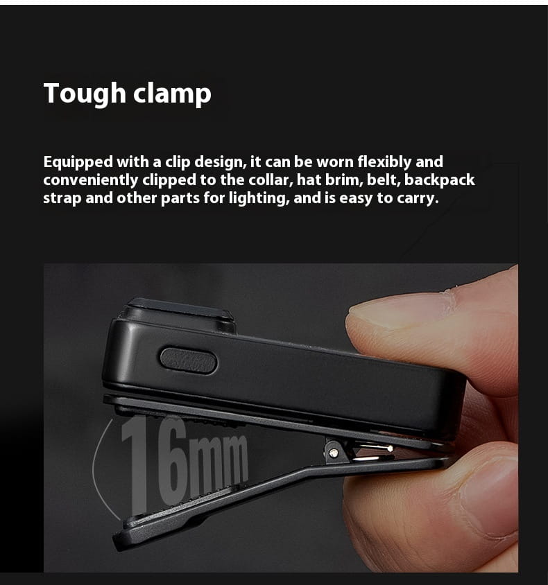 Versatile Strong Mini Thumb Light with 10 Hour Battery and Waterproof Design