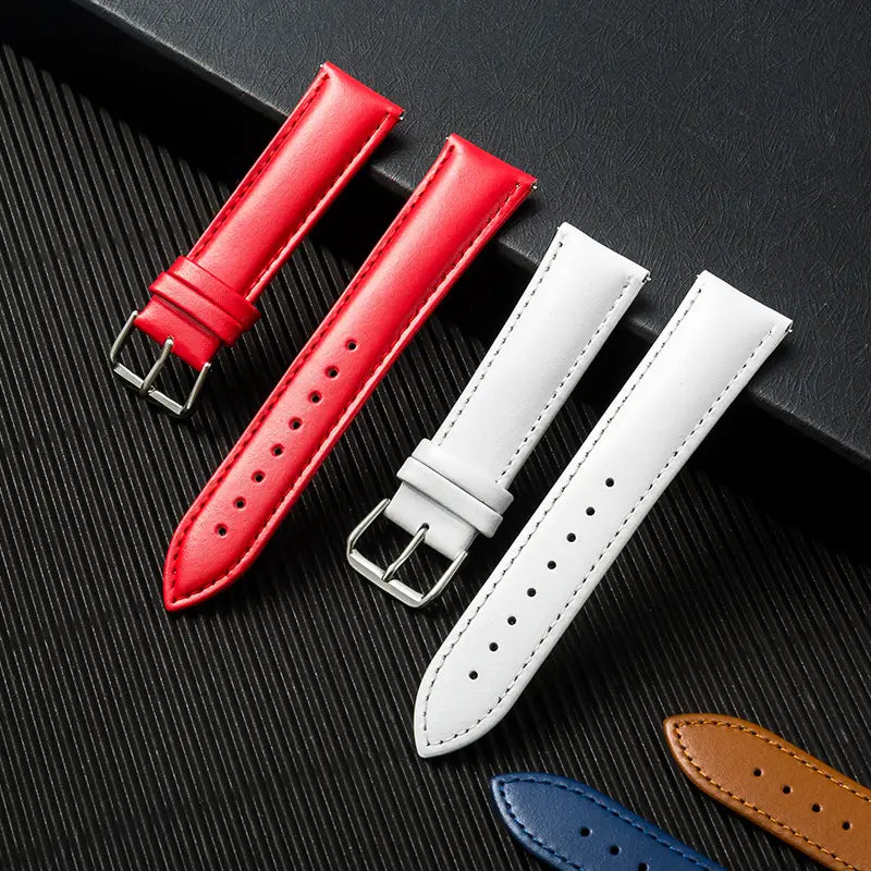 Strap Plain Bamboo Groove Leather
