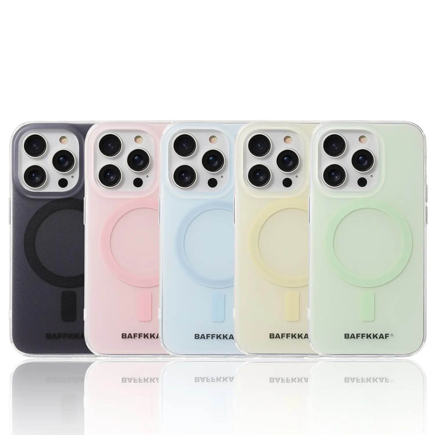 Macaron Color Magnetic Drop-resistant 12 Silicone Phone Case