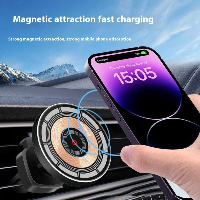 Car Magnetic Wireless Support Charger - Charge Like a Pro with Olecranon Plywood Magic