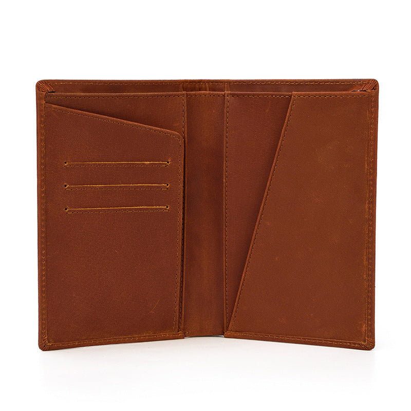 Leather Passport Mad Horse Leather Wallet - Mad Horse Wallet Where Leather Meets Passport Fun