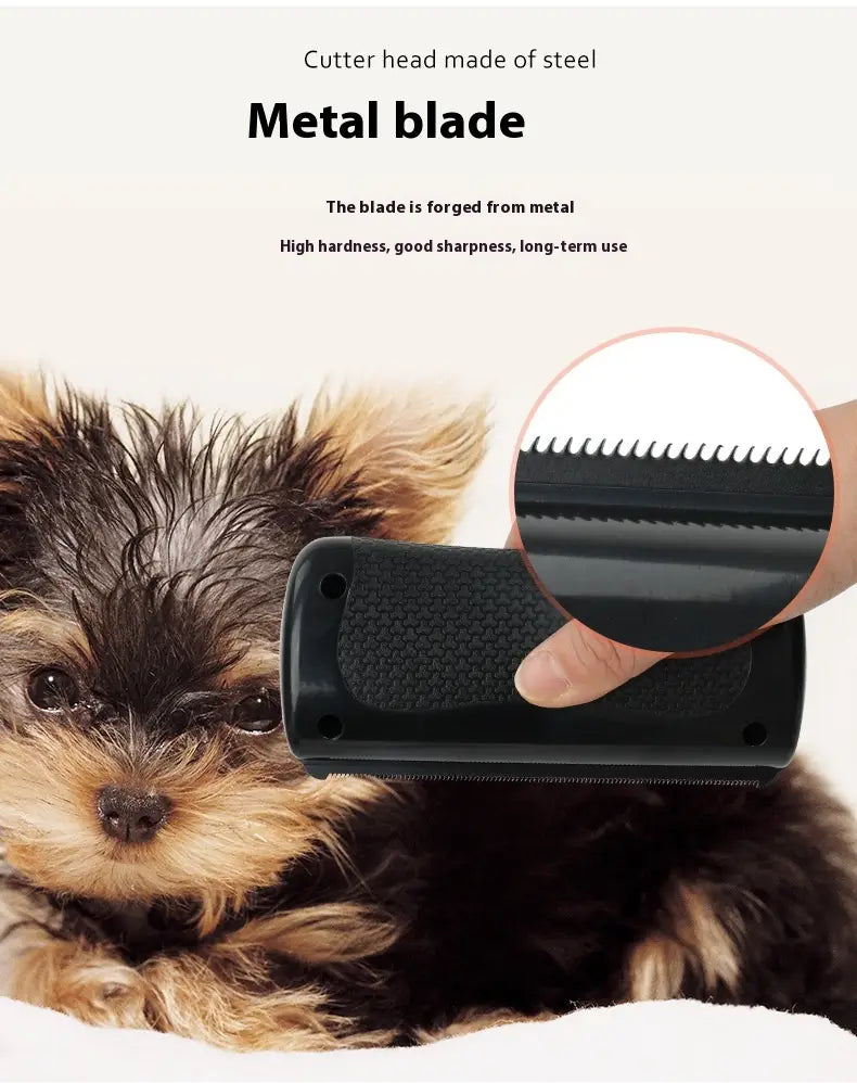 Must lemmikloomakamm koertele peibutamise ja eemaldamise tööriist