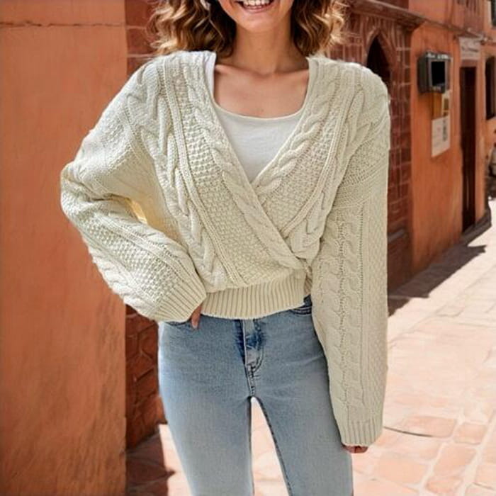 3D effekt alpakka fleece pullover genser raglan erme streetwear unisex