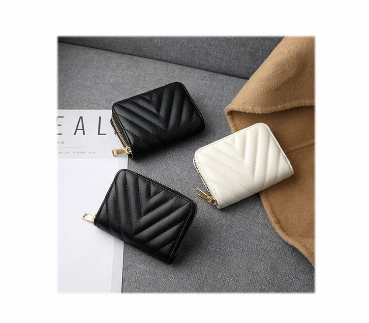 Lining PU Card Holder with Multiple Positions for Daily