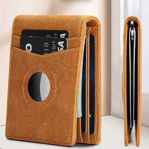 Anti-theft Brush Genuine Leather Men’s Wallet - Wallet So Good Even Thieves Are Jealous