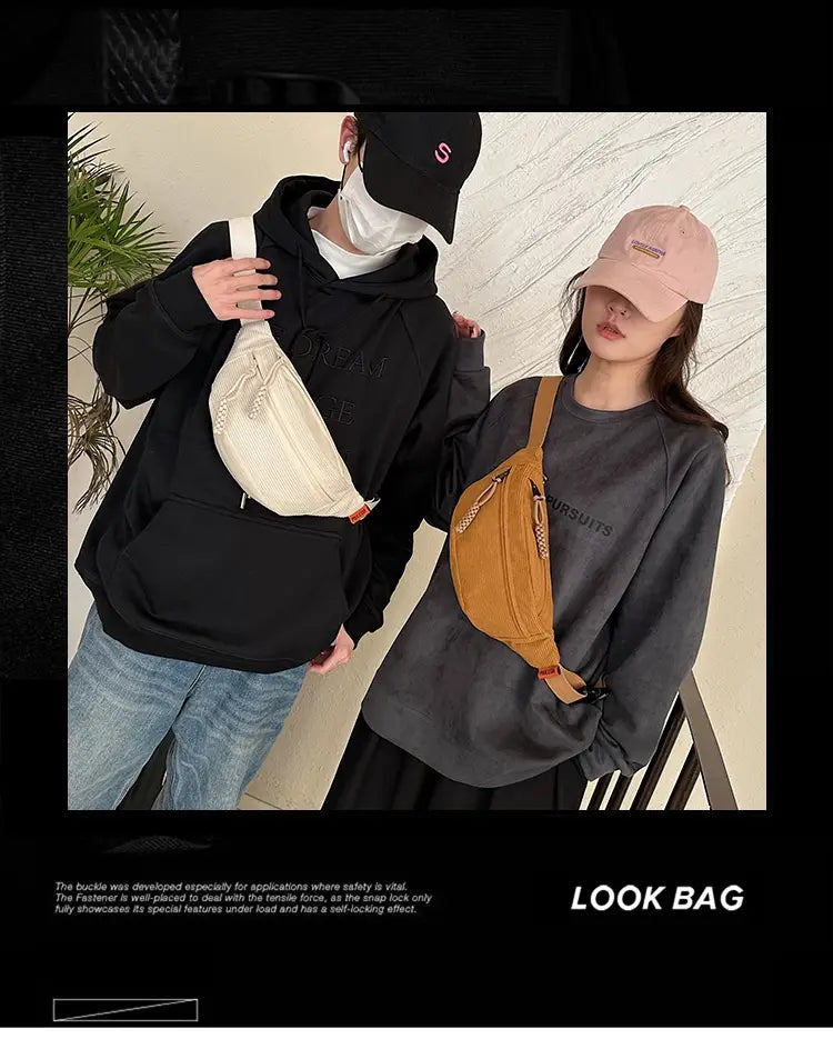 Casual Crossbody Shoulder Bag with Preppy Style and Polyester Lining