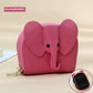 Leather Organ Card Holder Bags Creative Elephant Zipper Wallet Fashion Bag - Zipper Wallet for Trendy Elephants