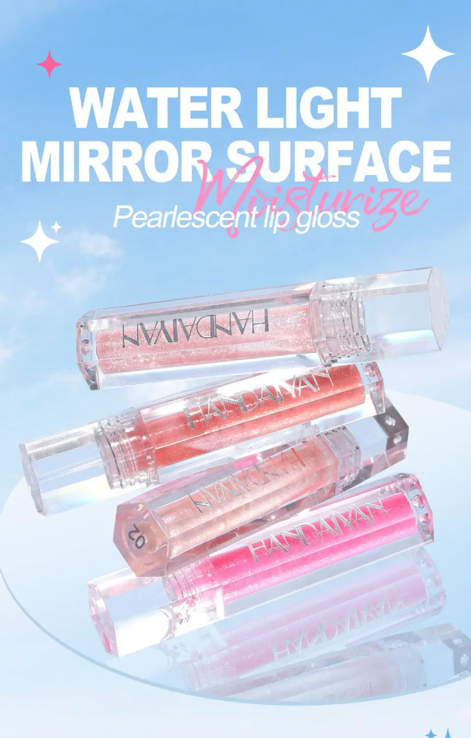 Moisturizing Pearlescent Lip Paint Long Lasting Hydrating Color