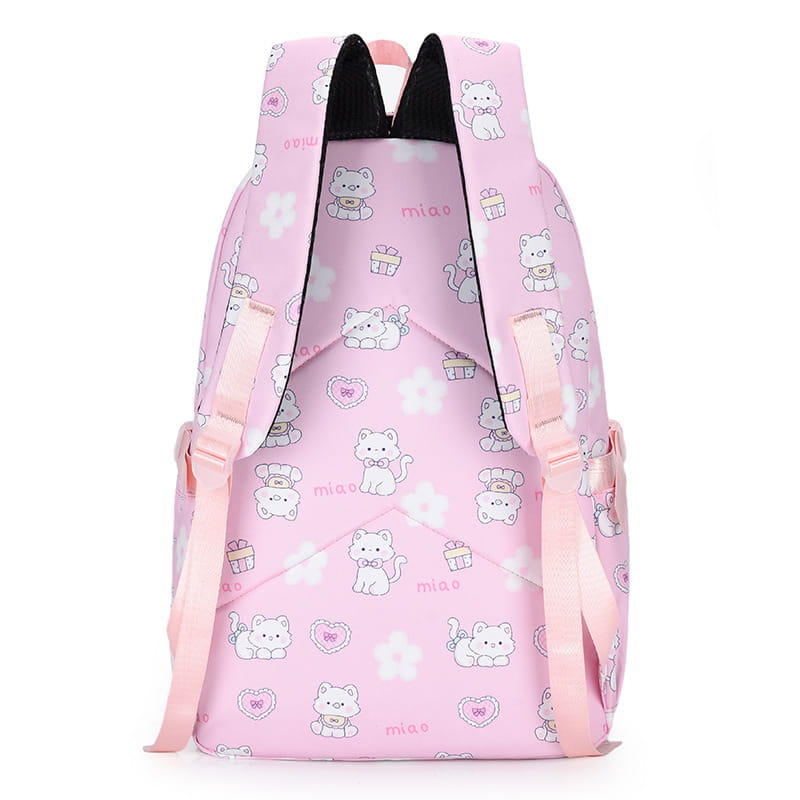 Cartoon Rabbit Pattern Printed Large Capacity Backpack