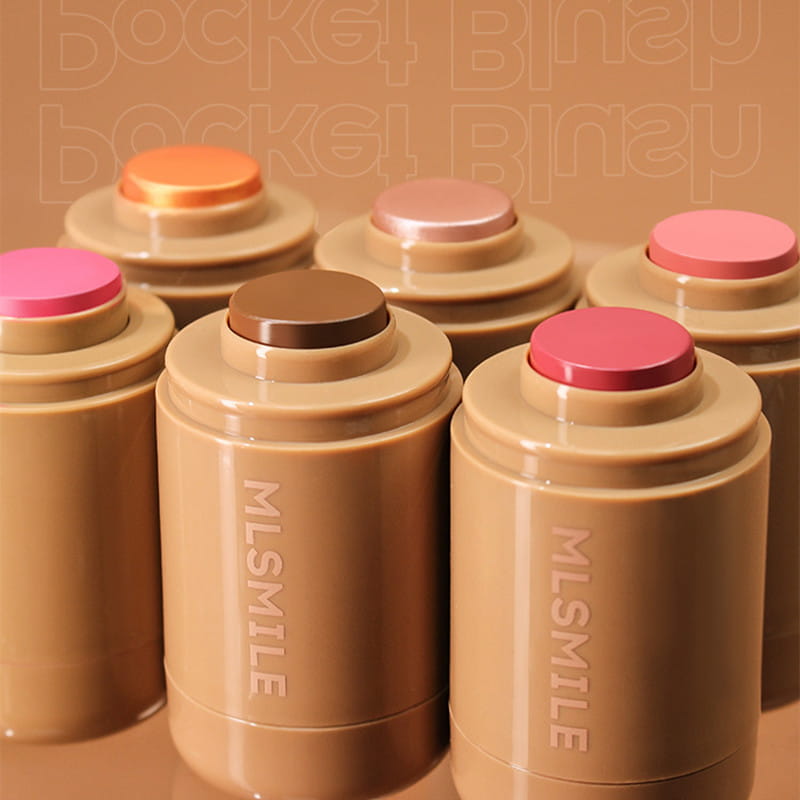 Brightening Portable Blush Stick 4ml Cream for Skin Highlight and Radiance