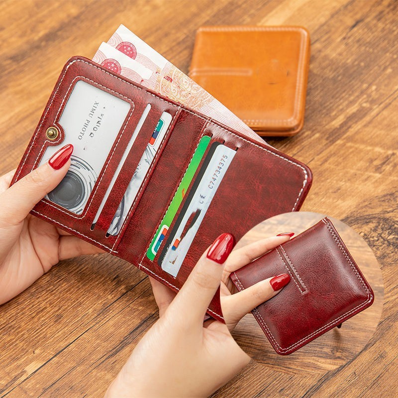 Driving License Protective Case Mini Short Small Wallet - Tiny Wallet for Your Big Driving Dreams