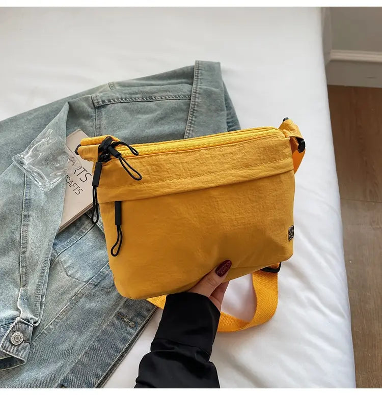 Sac à corps croisé en toile de voyage avec poche de téléphone pour les femmes en plusieurs couleurs