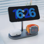 Magnetic Fast Charging Three-in-one Wireless Charger - Suction Wireless Charger That Magically Charges Stuff