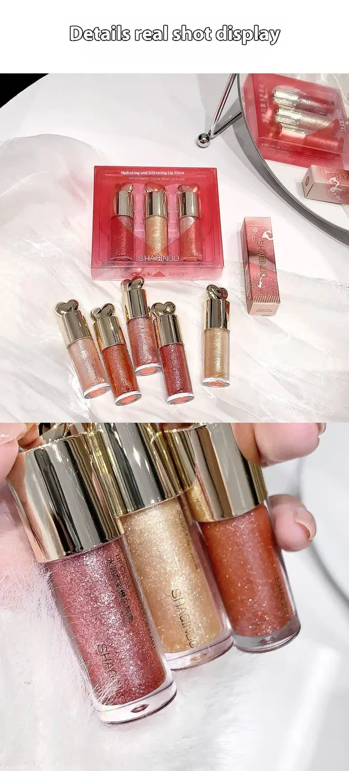 Set hidratant Lip Lip Set Hydrating Tint Cherry Blossom Peach Penal