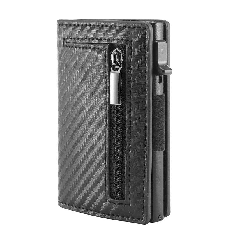 Men’s Ultra-thin RFID Anti-theft Metal Card Sleeve - Steal This Wallet Not Your Identity With Style