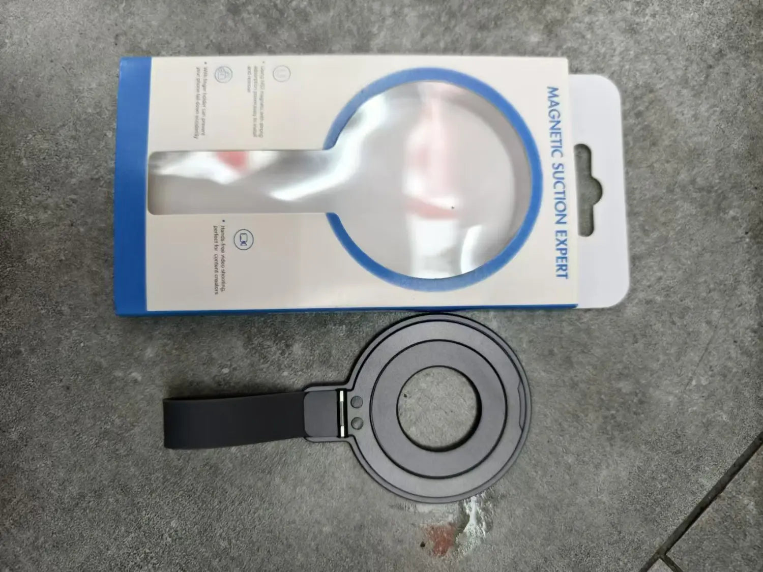 High-End Double-Sided Magnetic Phone Holder Portable Aluminum Alloy Design