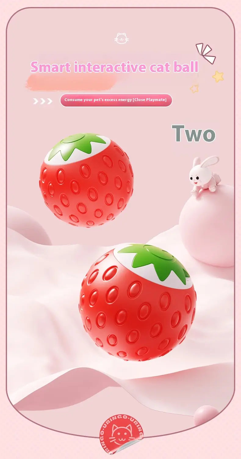 Kassipalliroheline ja oranž interaktiivne veerev kuuli mänguasi lemmikloomadele