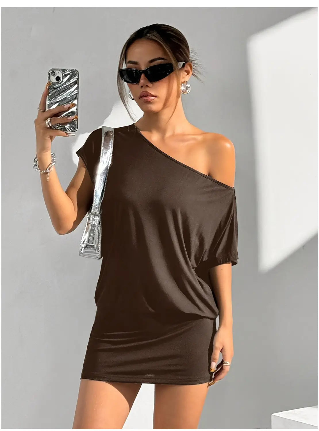 Gúna bodycon sequin do mhná mion -sciorta poileistear cóisir Clubwear s go xxl