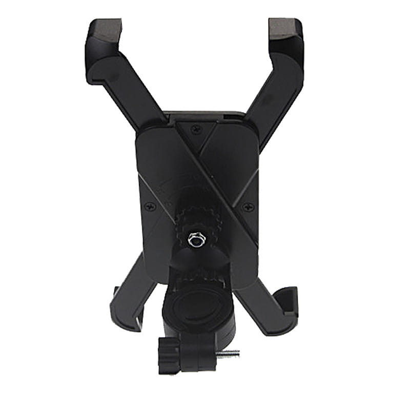 Mobile Phone Holder for Bicycle and Electric Motorcycle Black Plastic Resin