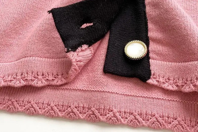 Kontrastfarge bomulls blanding løs passform koreansk casual top for kvinner