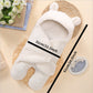 Winter Baby Sleeping Bag Bear Nap Printed Sleeping Bag Suitable For Babies Aged 0-10 Months Soft Nap Mat With Removable