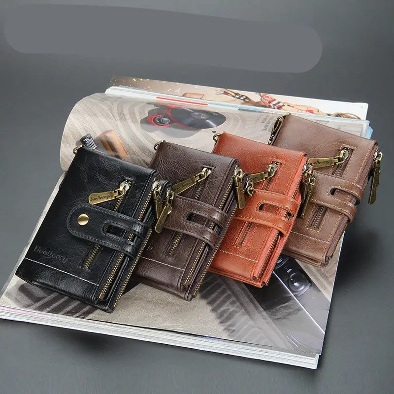 Vertical Casual PU Leather Wallet Bag for United States and CHF Markets