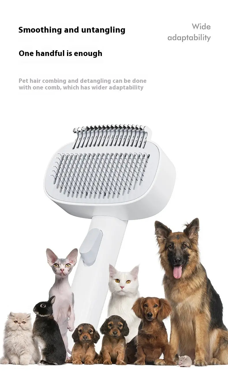 Lemmikloomakamm kassidele ja koertele valge detngling peibutamise tööriist