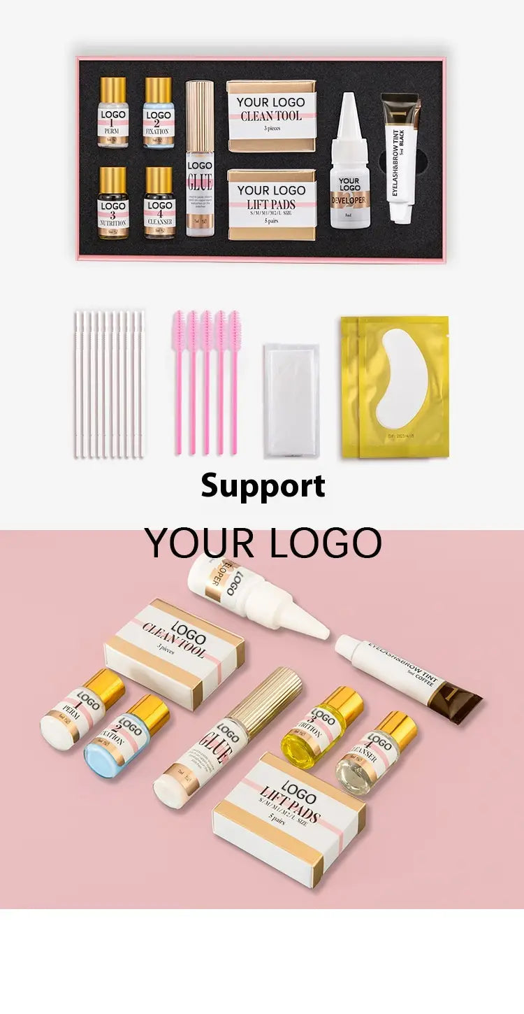 Eyebrow Dye and Eyelash Perm Kit for Natural Beauty Enhancement