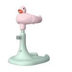 Baby Standing Red Mouth Duck Bath Table Hands-free Shower Non-slip Spine Protection Adjustable - Quack Up Bath Time