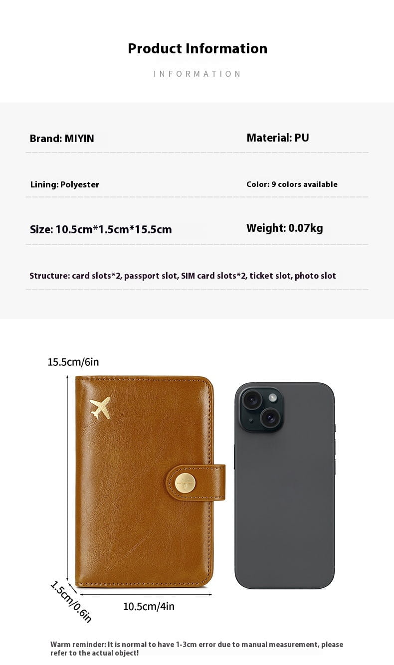 Lennukite vooder Polüester Naiste ladustamisvastane rahakoti taskujagaja