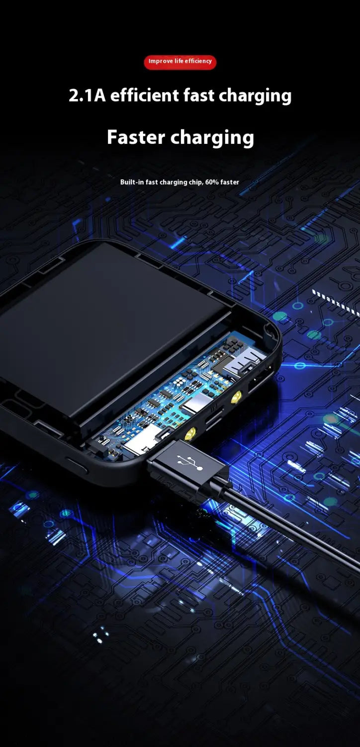 Dlúth 10000Mah Soláthar Cumhachta Iniompartha Pacáiste Battery USB Muirearú USB