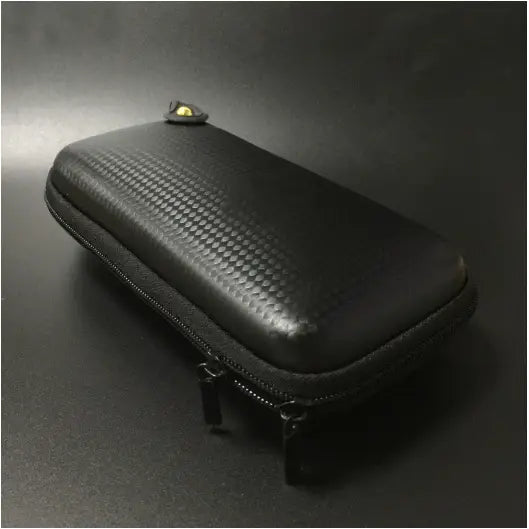 Black X6 Bags Waterproof EVA Accessory Case with Wallet for United States and CHF Smoking Set