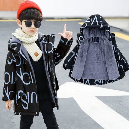 Children’s Thick Padded Korean Winter Coat