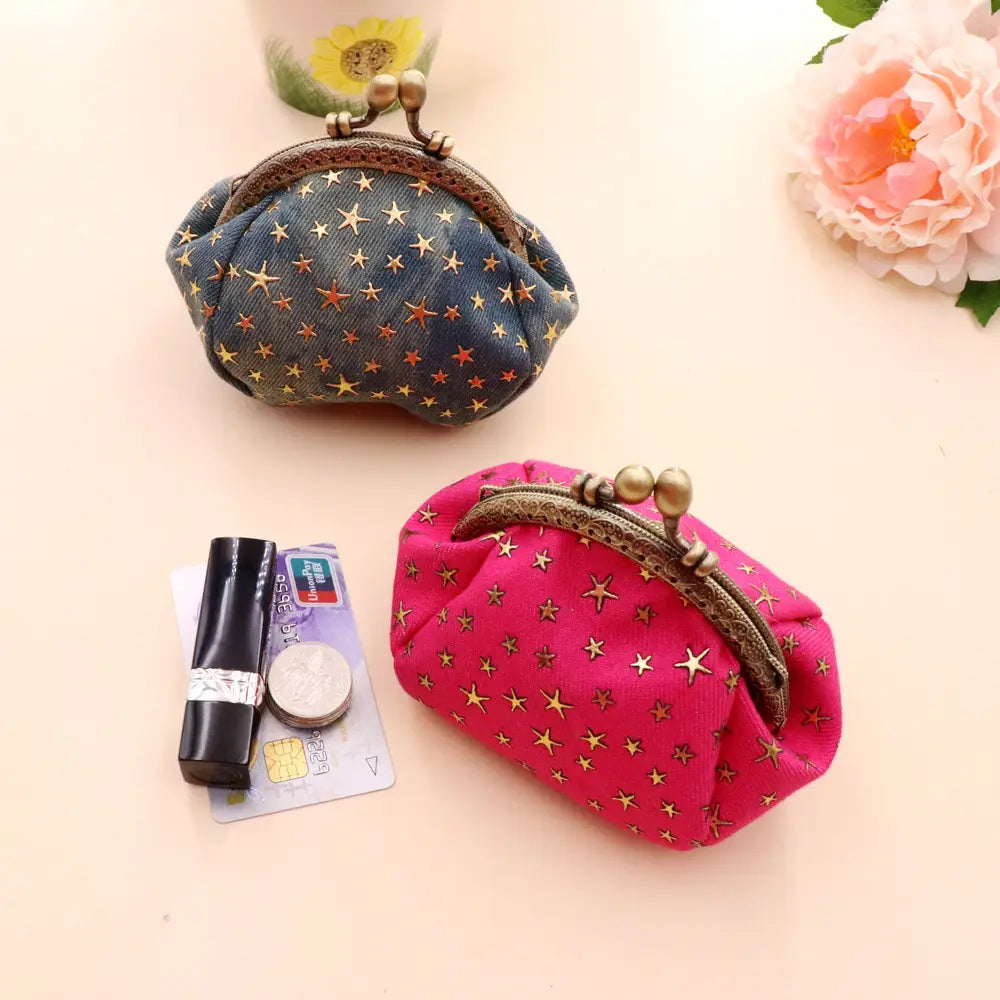 United States Coin Purse with Floral Lining for Women CHF Stylish Storage