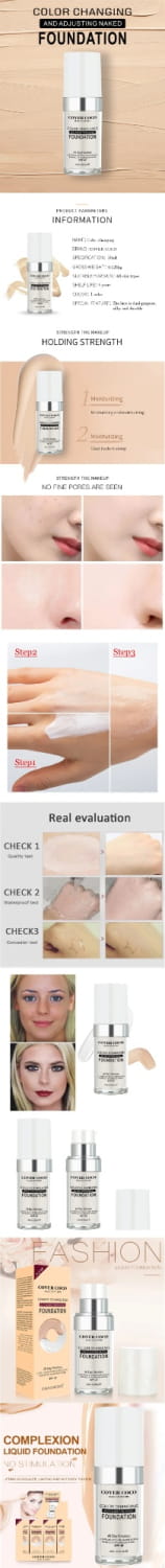 Concealing Foundation Temperature Change Skin Color