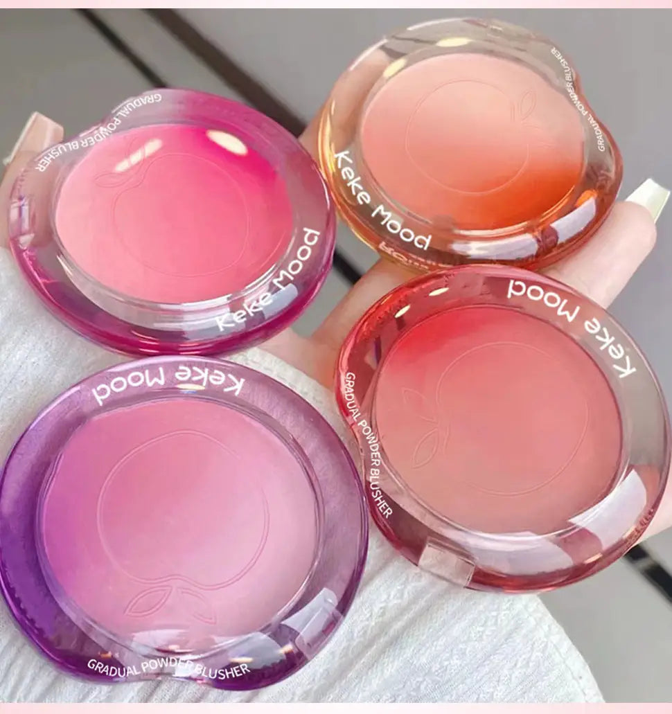 Long Lasting Powder Blush for Dry Skin Natural Rouge Makeup Palette 5g