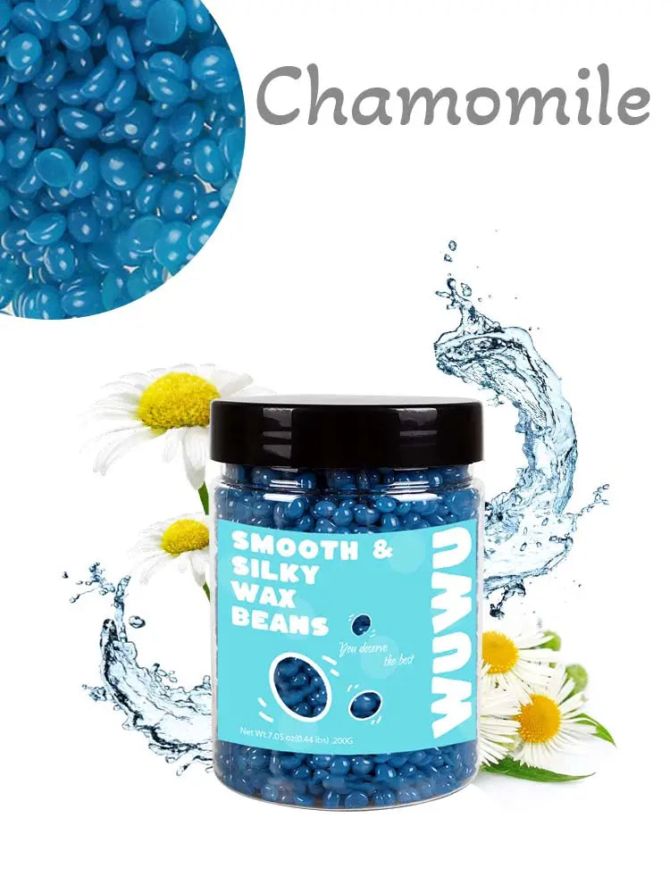 WUWUVISTA 56.4oz Bottled Wax Bean Set Hard Wax Beads Hair Removal Bottle Wax Beans For Wax Heater Painless For All Hair