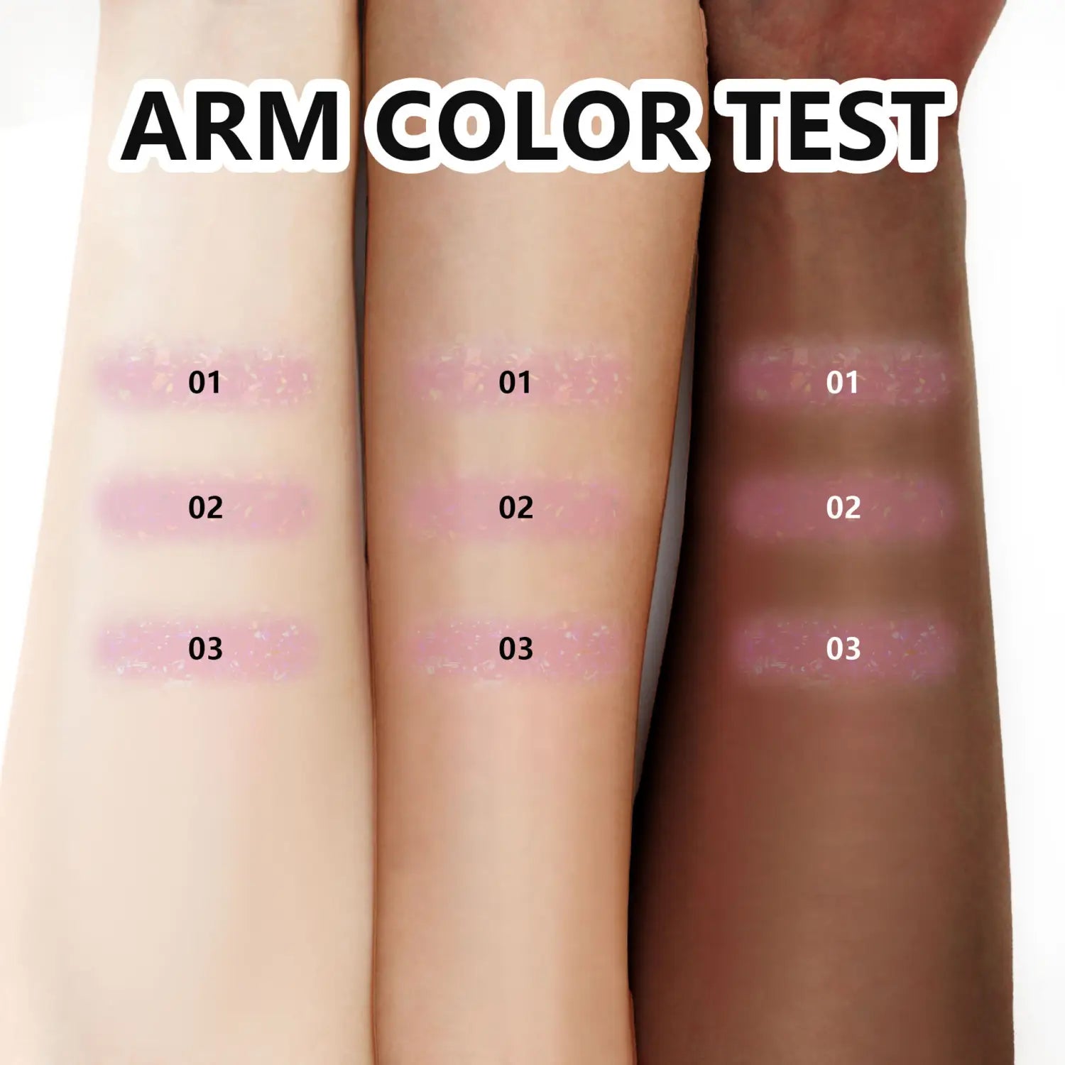 United States Lipstick with Sequins for Cosmetics and CHF Standards