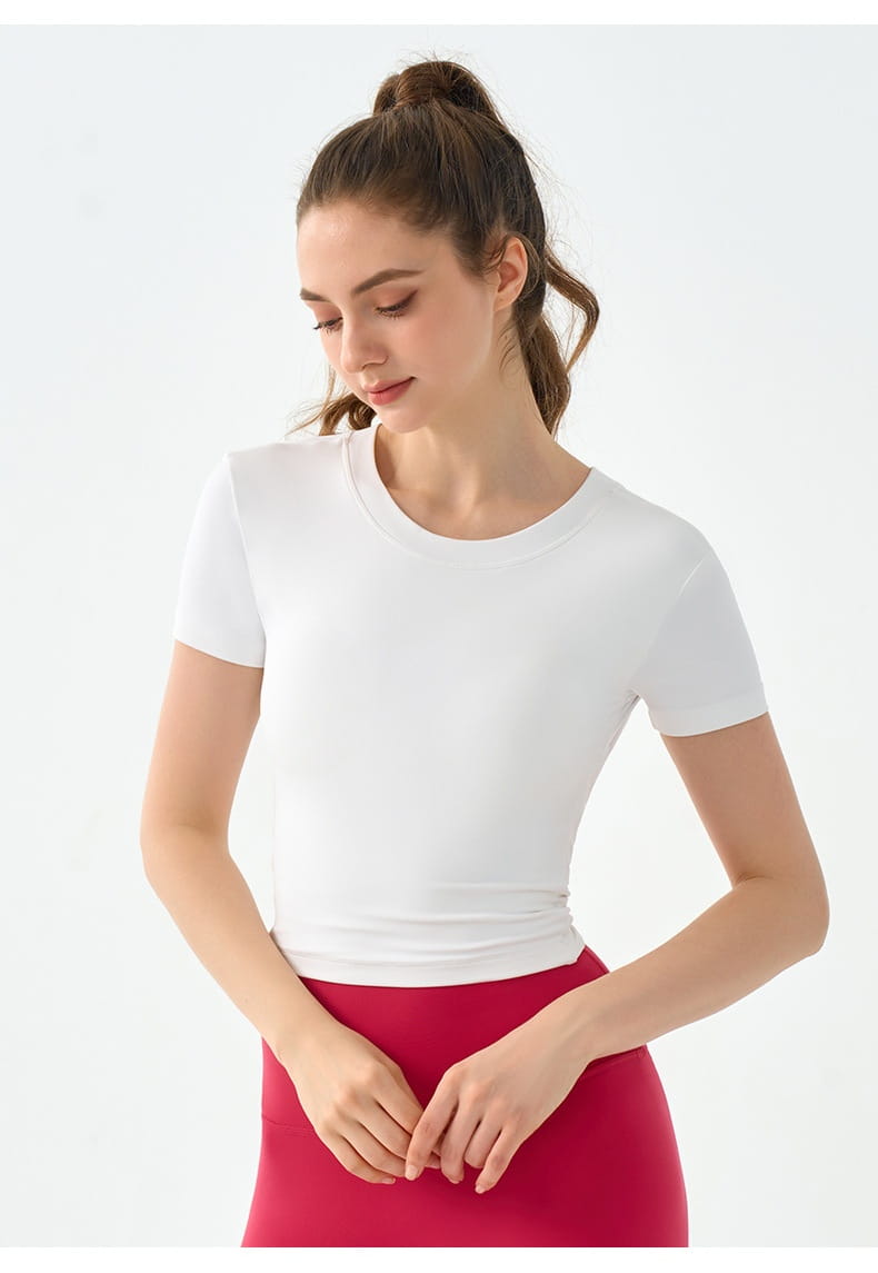 Solid Color Yoga Leggings for Fitness and Exercise in Raspberry Red Khaki Black