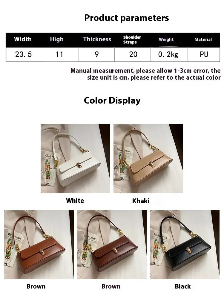 PU Leder Achselstasche mittelschwerer Schulterbeutel für Frauen mit Telefontasche