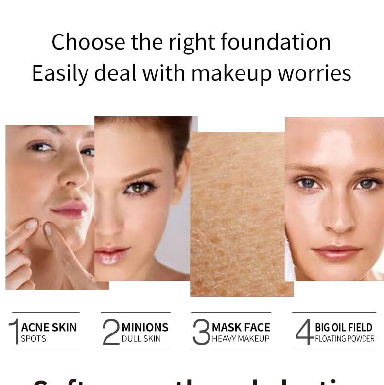 Waterproof Concealer Air Cushion for Oil Control and Instant Discoloration Cover