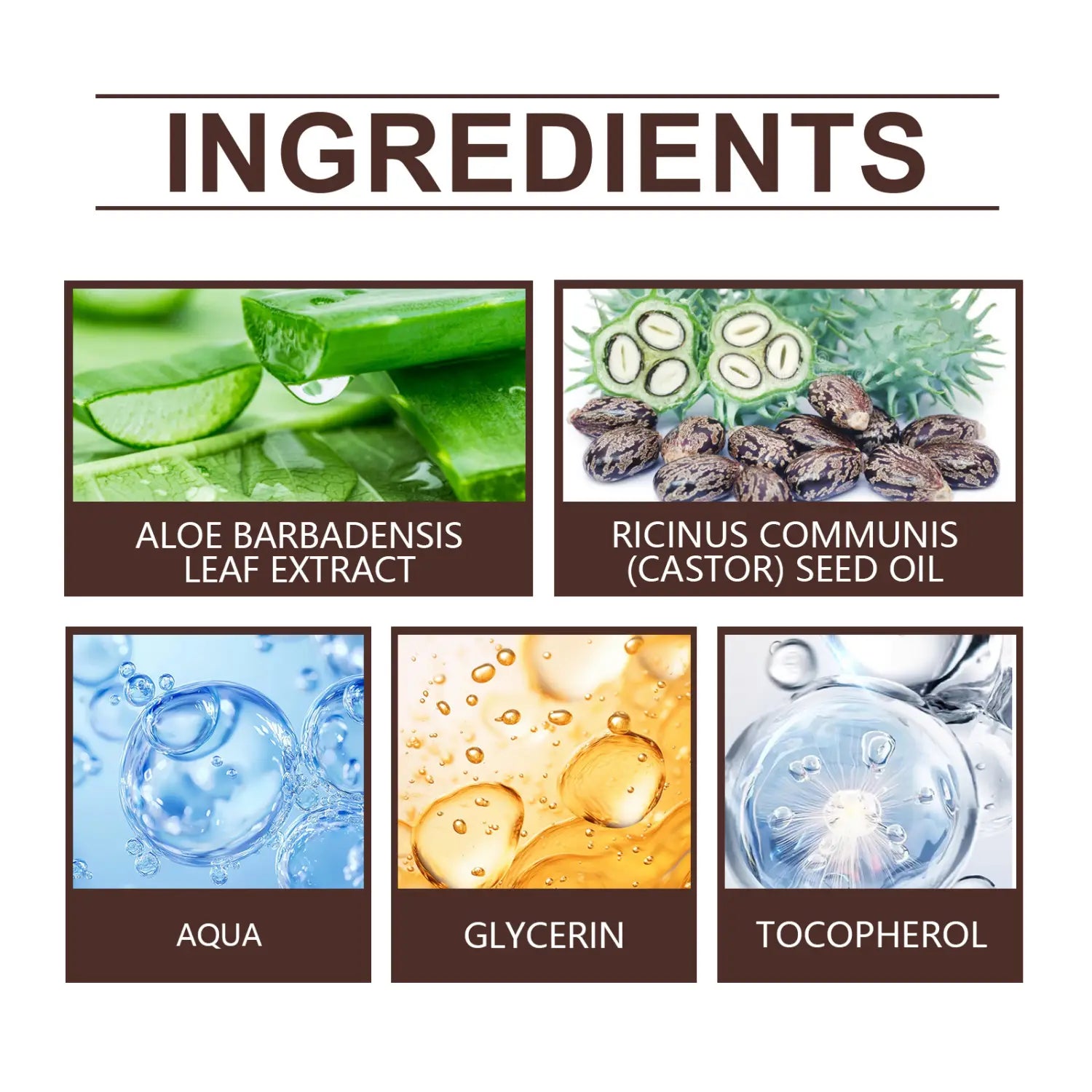 Organic Castor Oil for Moisturizing Eyebrow Hair and Body Care