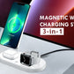 Multifunctional Desktop Phone Holder Three-in-one Magnetic Wireless Charger - Magical Wireless Charger That Holds