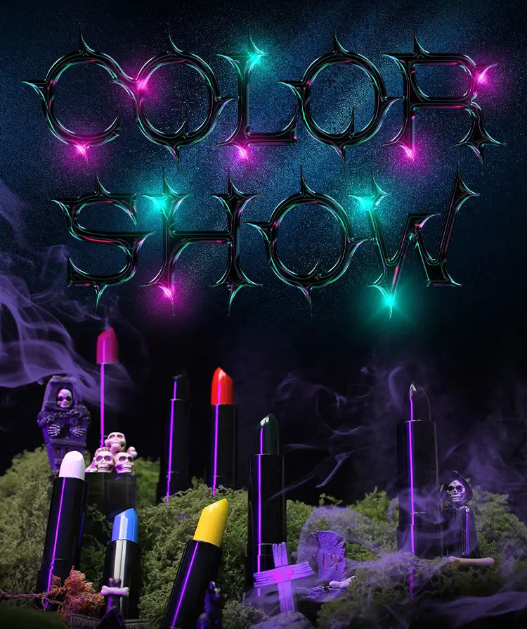 Halloween Lipstick Set for Easy White Red and Black Looks