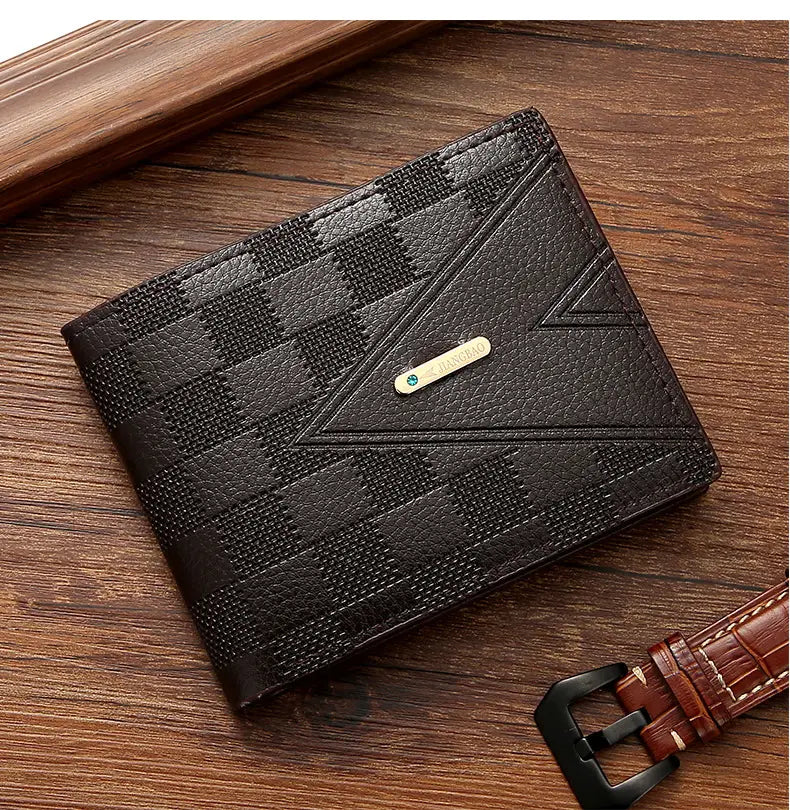 Mentide portefeuille Mifold Black marron pu cuir slim RFID Blocking Carte Solder