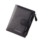 Men’s Wallet Short Button Wallet Large Capacity - Laughing All the Way to the Bank with Leather Wallet