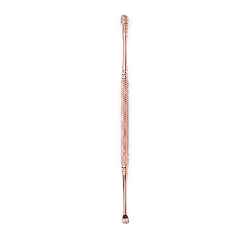 Luminous Rose Gold Japanese Style Ear Pick with Double-Headed Design - Elegant for a Wax-Free Life ear pick japanese