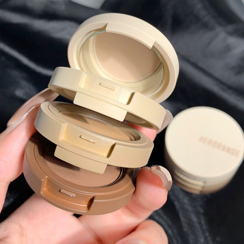 Earth Color Eye Shadow Plate with Light Wind Floating and Universal Skin Tones - Teleplus light wind floating earth