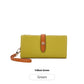 Women’s Wallet Contrast Color Hasp Long Zipper Multi-functional Simple Fashion Clutch